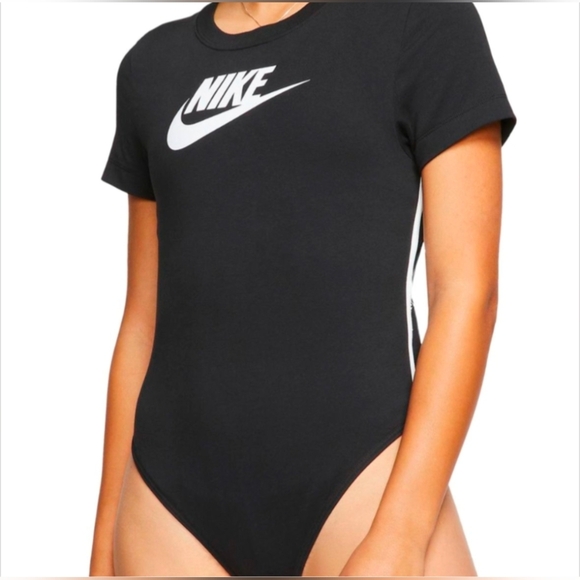 Nike Tops - Nike Womens Black One Piece Undershirt Bodysuit